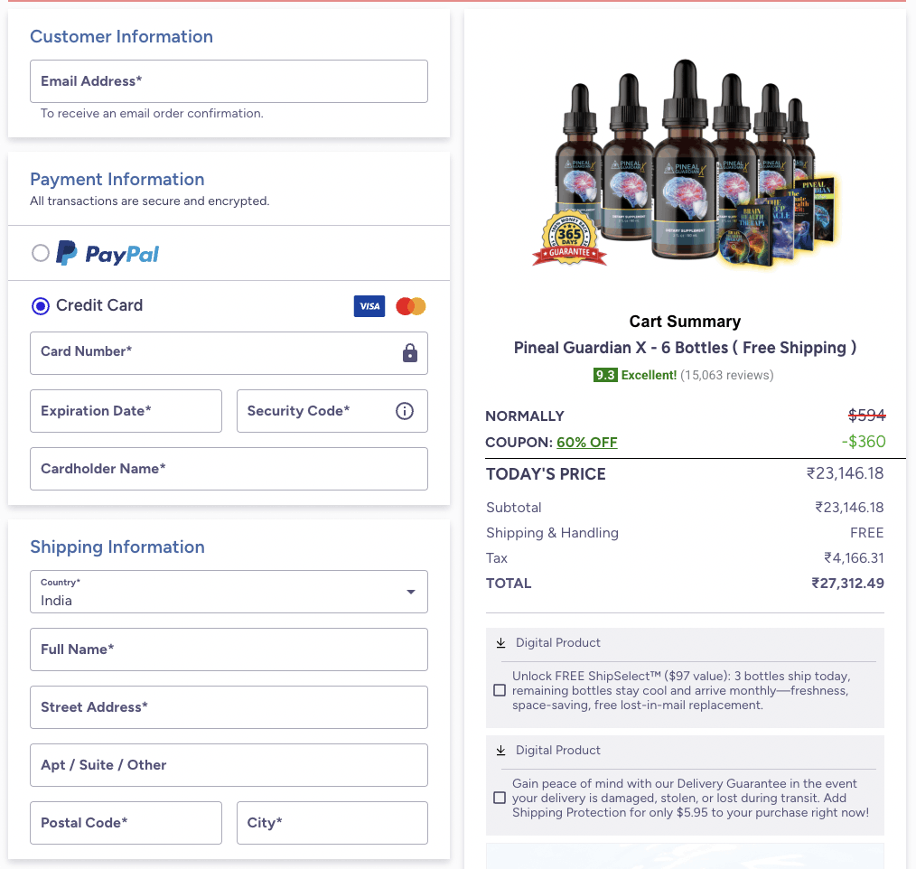 neuroprime-checkout-page